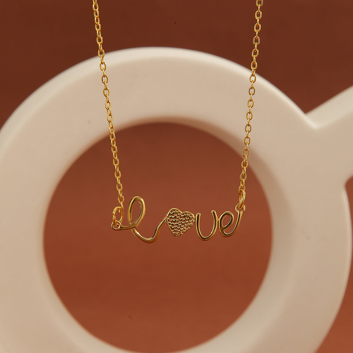 Diamond Symbol 8/Love Necklace